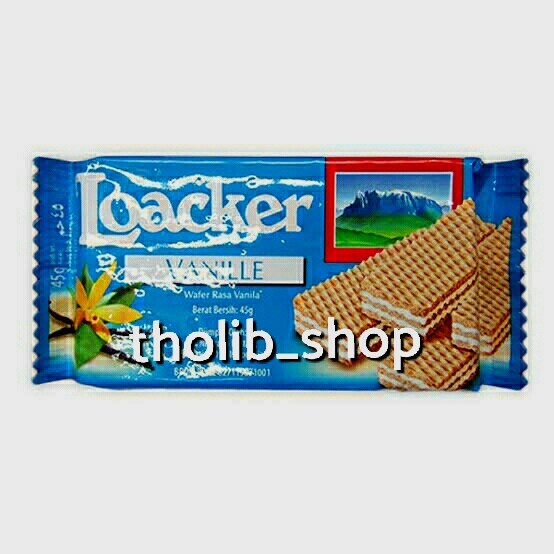 

wafer loacker vanille | wafer dengan krim vanila 45gr