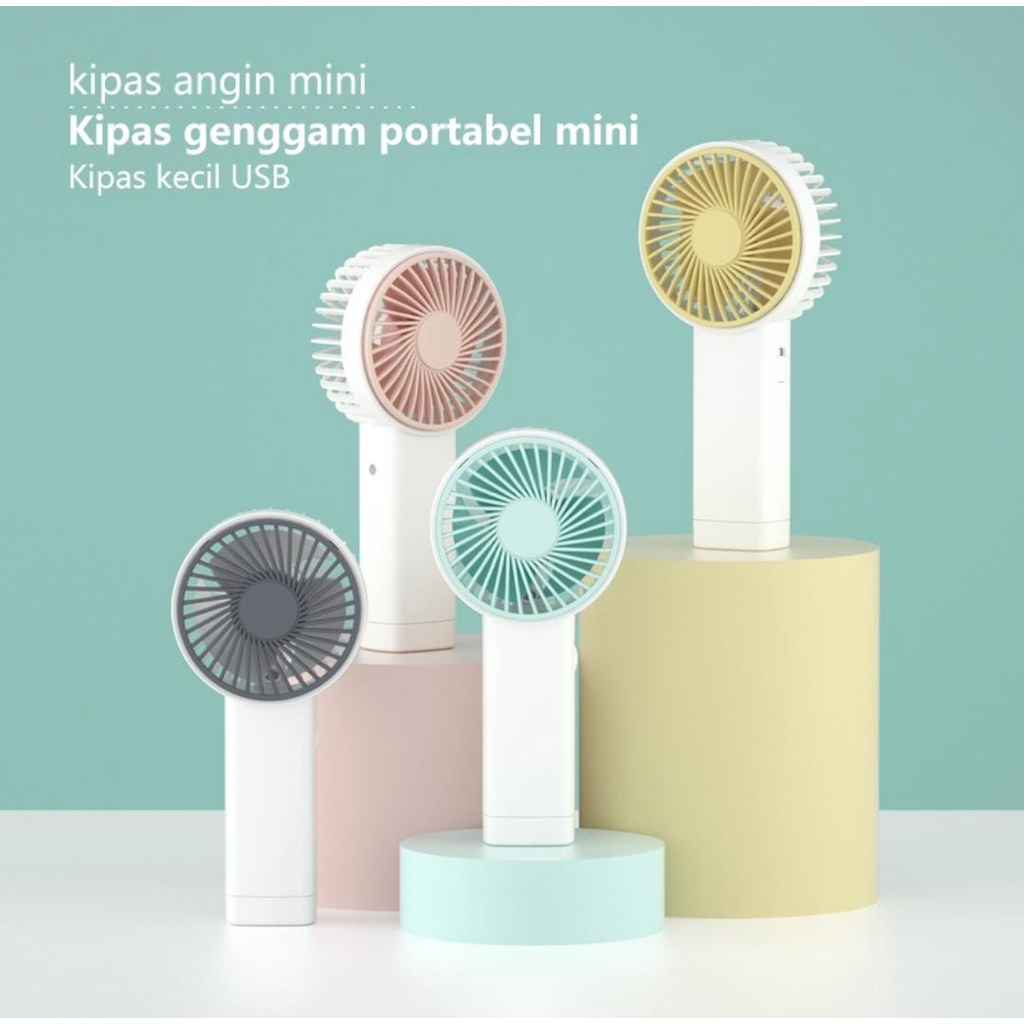 Kipas Genggam Tangan Lipat Handy Mini Fan Portable