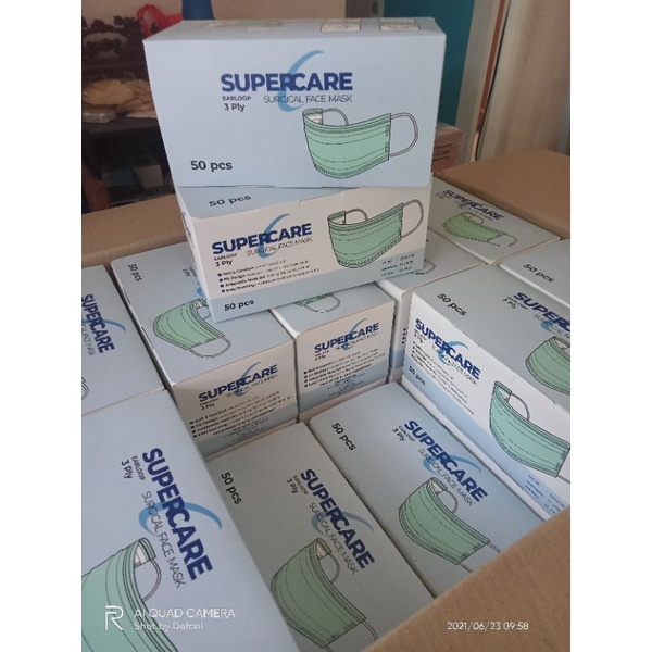 MASKER 3PLY SUPERCARE MEDIS SURGICAL // MASKER MEDIS 3PLY