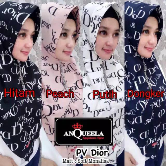 Jilbab Model Kekinian Dior From Anqueela Hijab