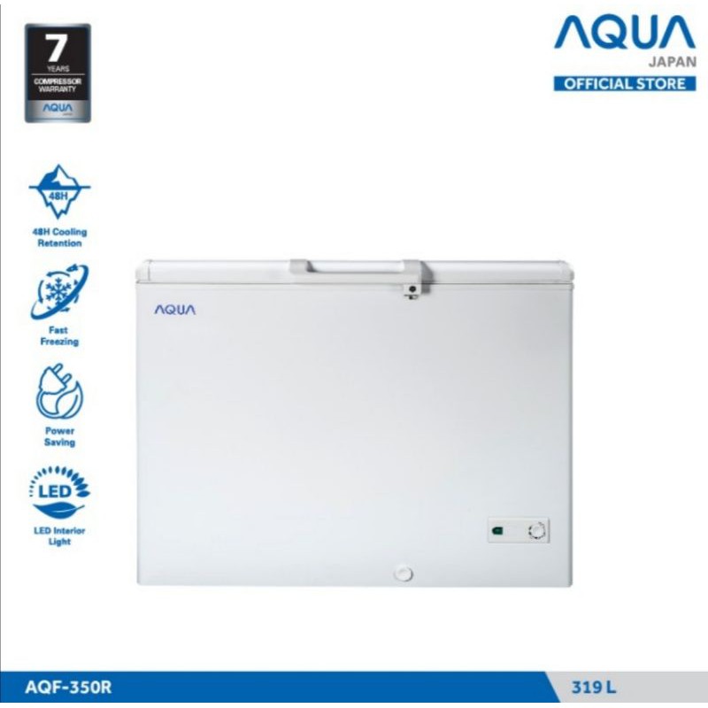 Aqua Chest Freezer 1 pintu AQF-350R 319 liter