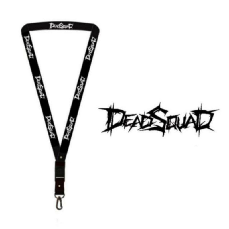 

TALI LANYARD DEADSQUAD GANTUNGAN | BAND METAL LOGO ID CARD HP FLASHDISK KARTU NAMA