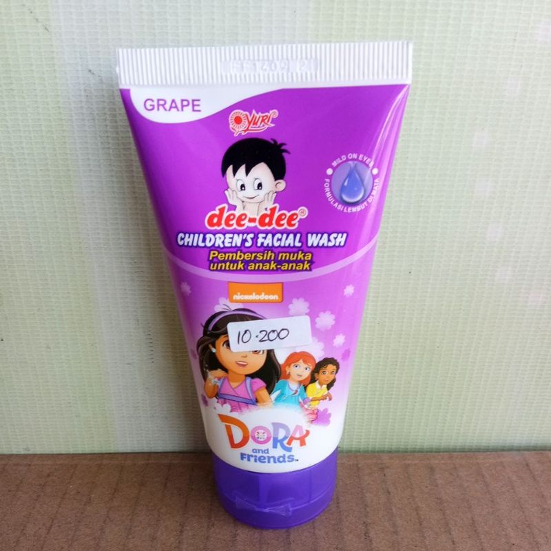 YURI DEE-DEE CHILDERN'S FACIAL WASH ORANGE, STRAWBERRY, GRAPE 50GR