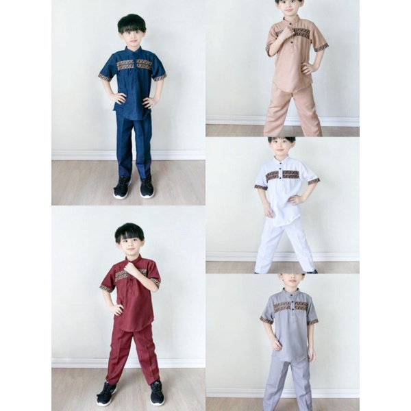 BAJU KOKO ANAK - BAJU MUSLIM ANAK COWOK - BAJU KOKO ANAK KEKINIAN - BAJU KOKO KEREN