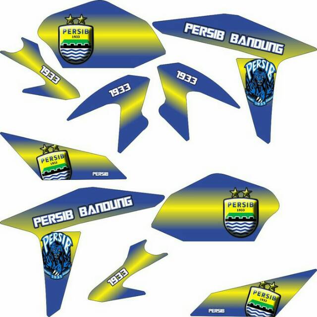 Sticker Vixion Advance (2015) Striping Persib