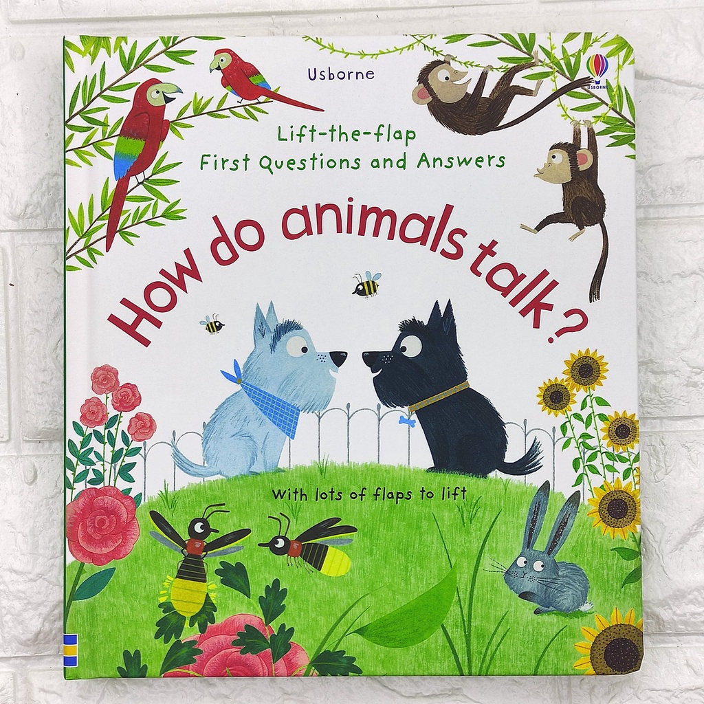 Jual usborne hardcover lift the flap first question and answer how do