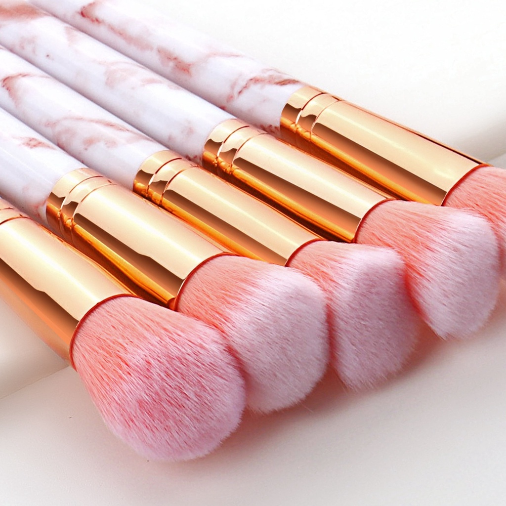 ELFYDO Kuas SET A Kuas Makeup Set Make Up Brush Kuas Makeup Multifungsi Kuas Concealer Eyeshadow Foundation ISI 10PCS