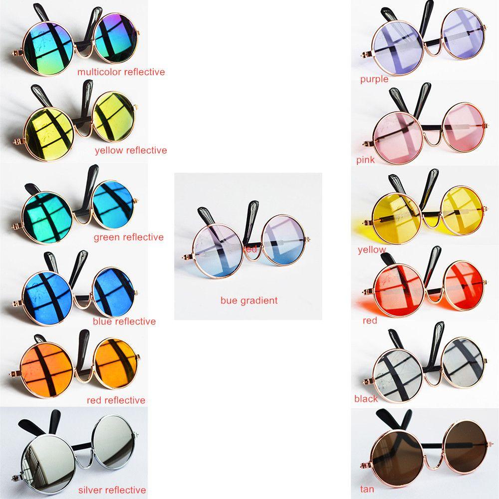 TOP Kacamata Kucing Perlengkapan Hewan Peliharaan Refleksi Vintage Sunglasses