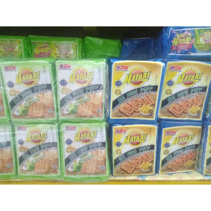 

Biskuit Hatari See Hong Puff Netto 245gr