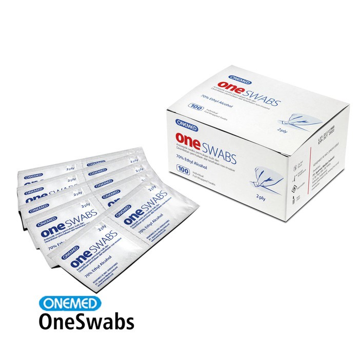 [New] Alkohol Swab / Kapas Alkohol / Tissue Alkohol/ Oneswabs