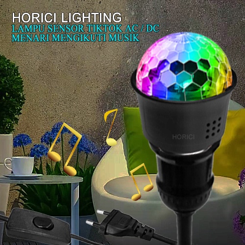 MURAH ASLI FULL RGB 5W 5 LED LAMPU DISCO LED FITTING E27 TUMBLR MINI OTOMATIS DISCO WARNA WARNI