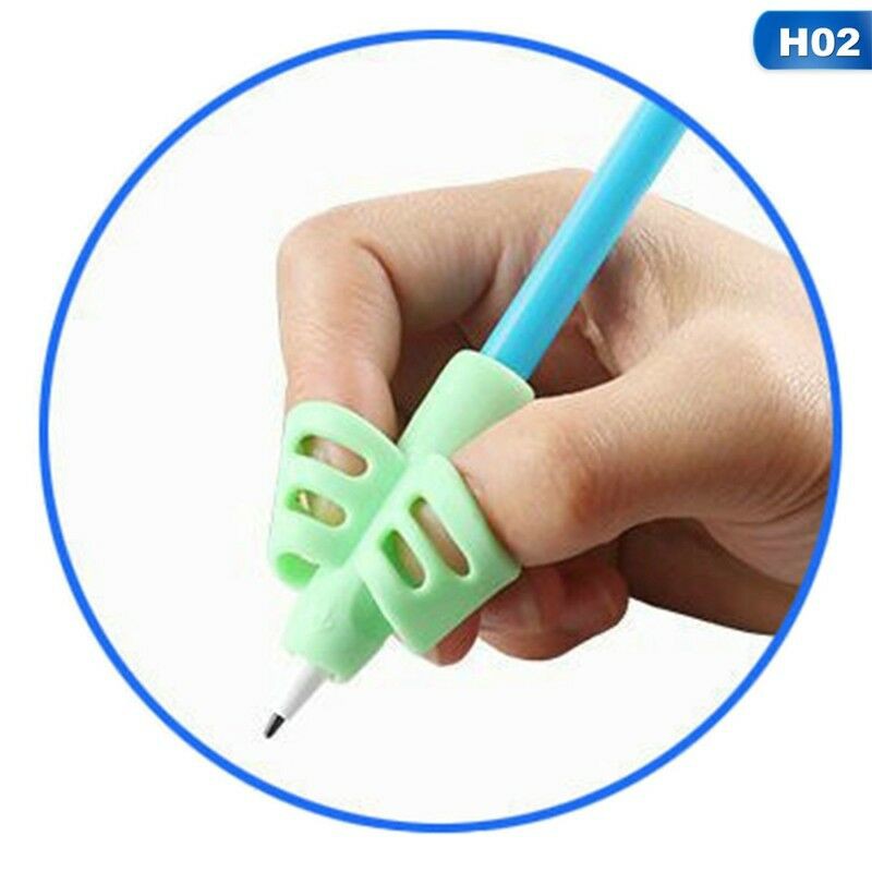 Posture Correction Tool Children Pencil Holder Pen Writing Aid Grip Random Color