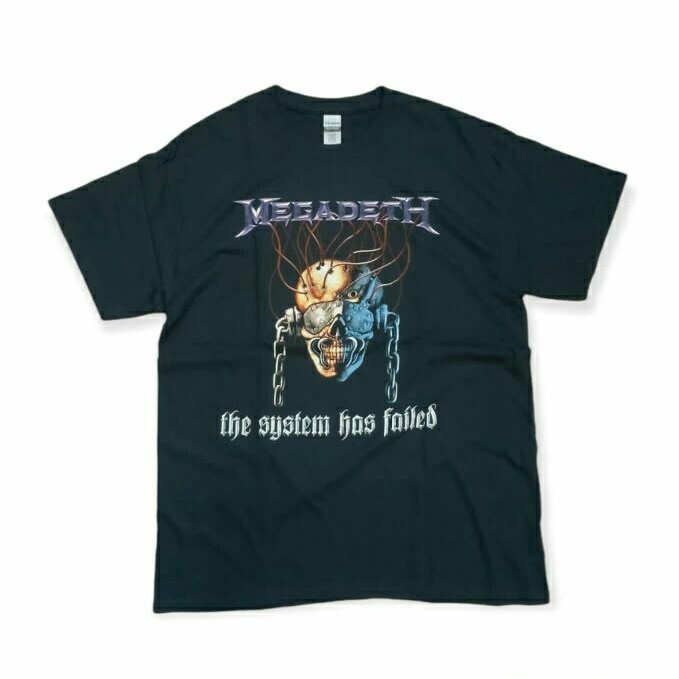 Tshirt Megadeth - System Fail ( Gildan Heavy Cotton )