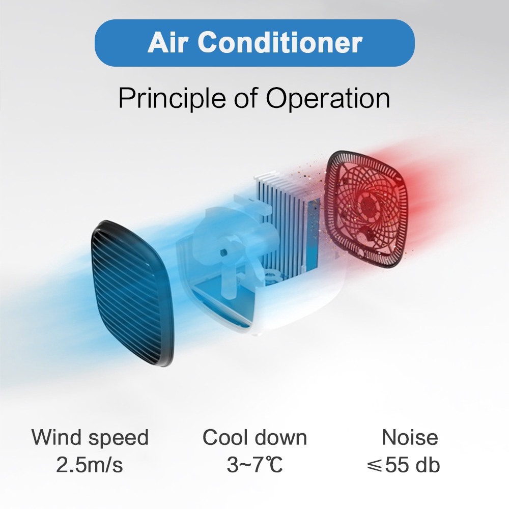Air Conditioner Fan Portable Mini Fan USB Humidifier Air Conditioner Desktop Cooler