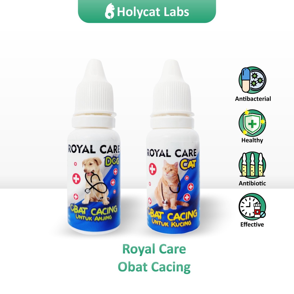 Royal care obat cacing kucing Anjing