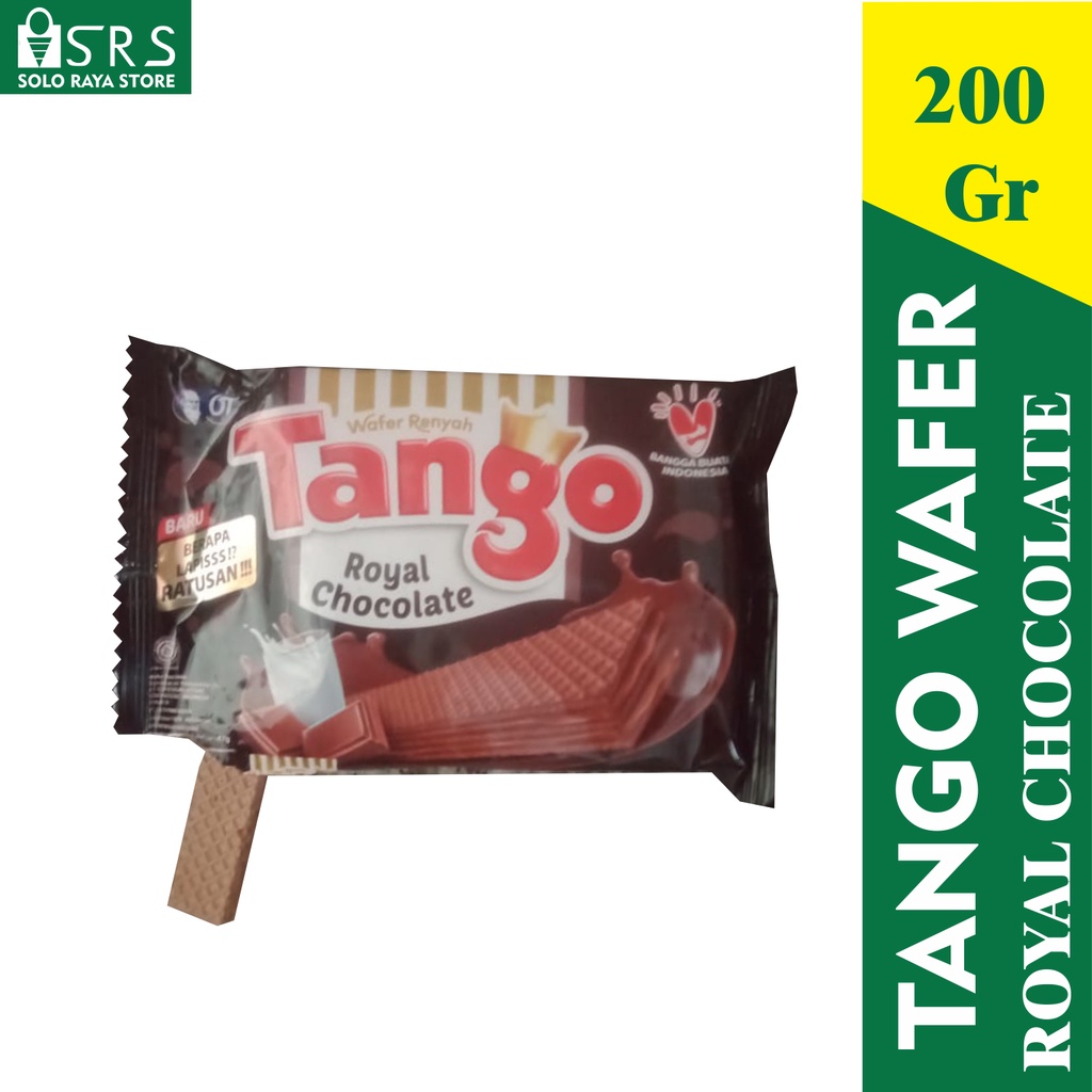 

TANGO WAFER/ WAFER TANGO MINI CHOCOLATE/ Tango Wafer Royal Chocolate 47 gr Wafer Renyah Coklat