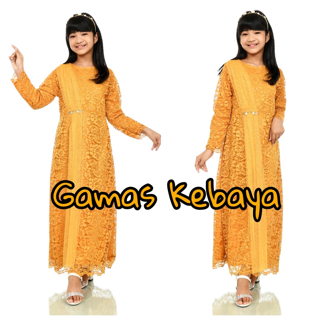 Terlaris &amp; Terbaru Gamis Anak Slayer - Kebaya Anak Slayer - Kebaya Anak Modern - Kebaya Anak Brukat