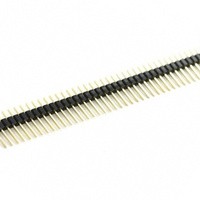 HARGA GROSIR 1Kantong ISI 200Pcs Pin Header HITAM 2.54mm Male 40 Pin Single Row Strip 40 Kaki PCB Socket Kabel