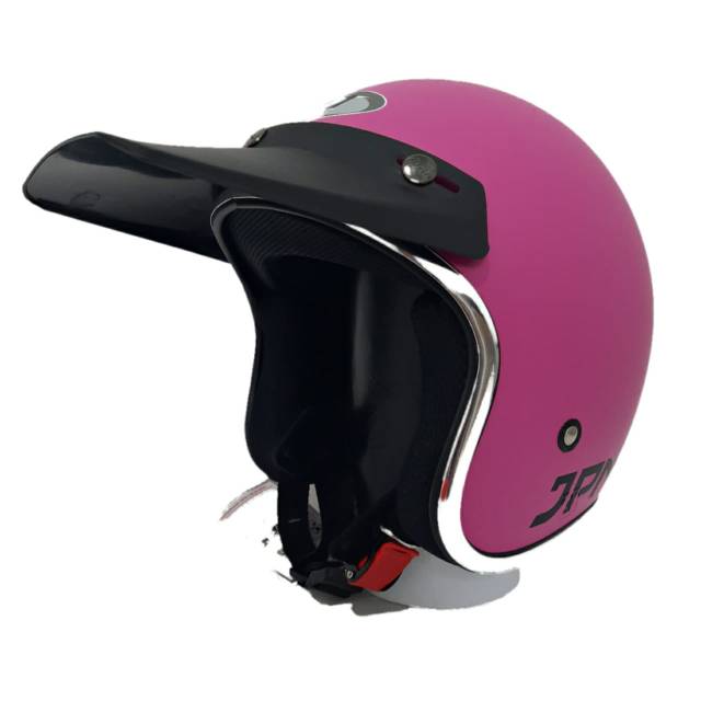 Helm JPN Retro Pink magenta Dof List Chrom