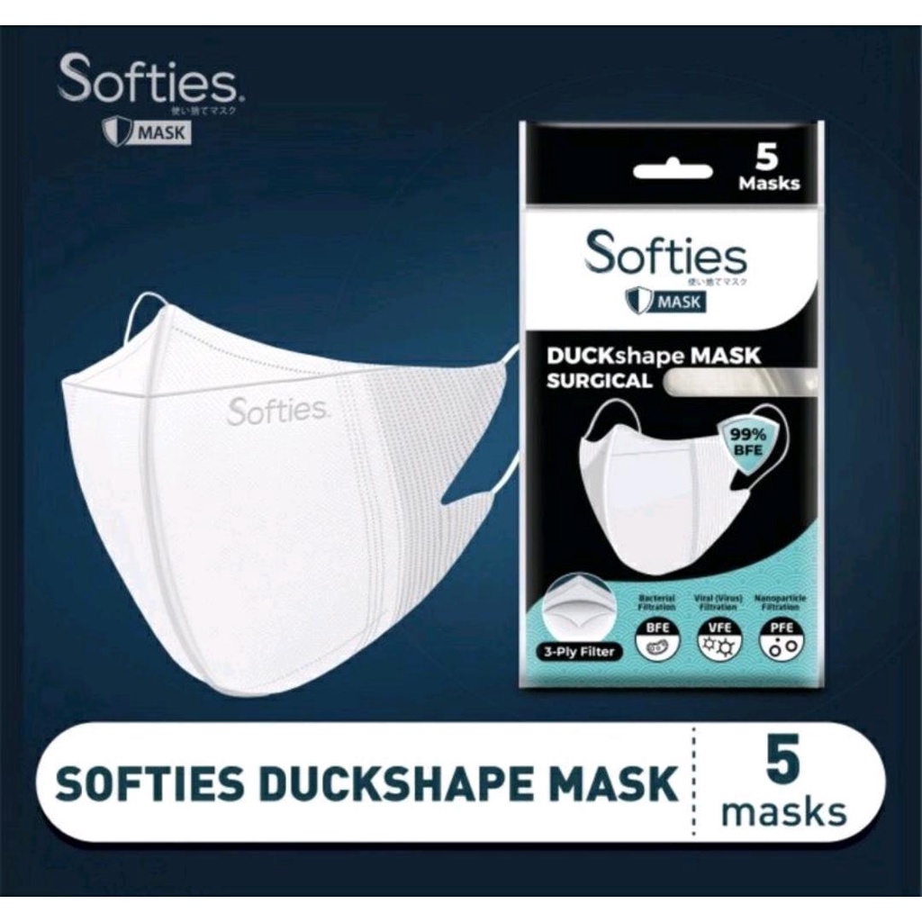 Softies Duckshape Mask Surgical 3-PLY