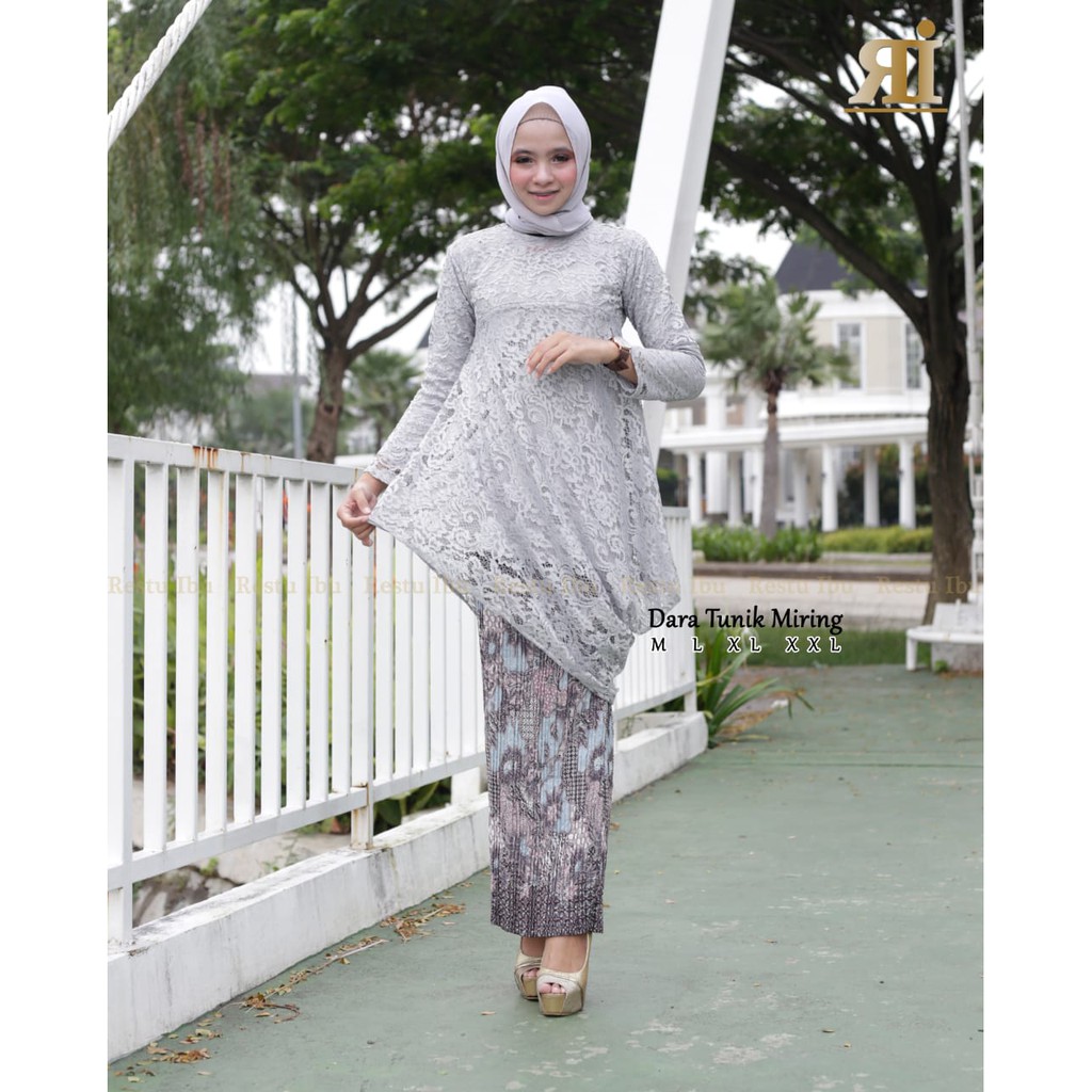 Tunik Miring / Kebaya Modern / Kebaya Brukat / Kebaya Tunik / Kebaya Wisuda / Kebaya Pesta / Kebaya