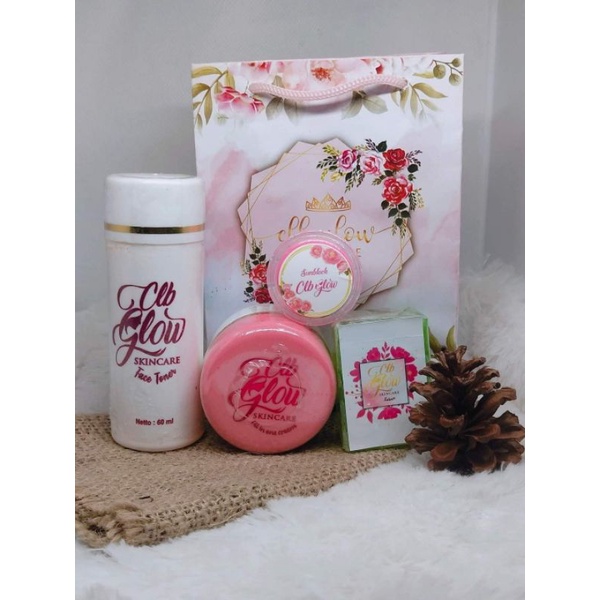 Clb Glow dengan Sunblock clb