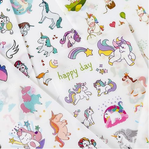 JENYU Diary Deco - Unicorn Cartoon (6pcs)