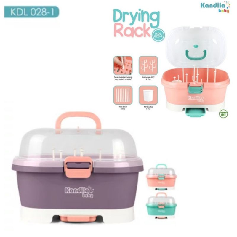 Kandila Baby Bottle Drying Rack Large KDL028-1 Rak Botol Susu Bayi
