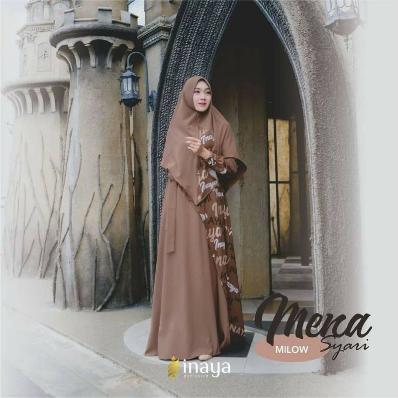 Gamis Syari Terbaru Mena Inayah Shopee Indonesia