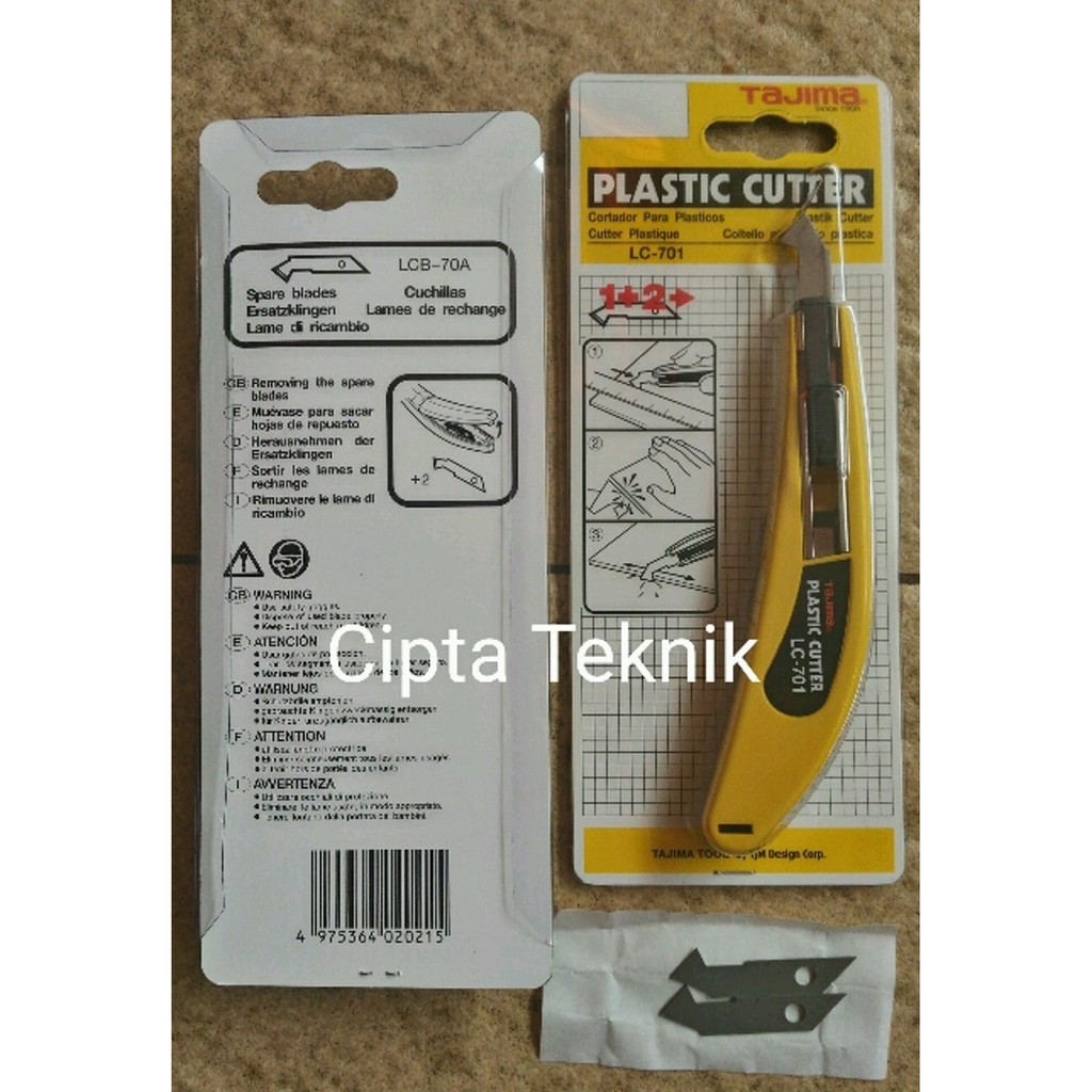 

Dijual Pemotong Akrilik Cutter Acrylic Tajima DiskoN