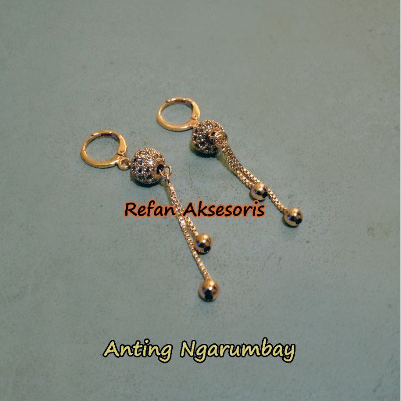 xuping anting / xuping anting rumbai / anting xuping murah