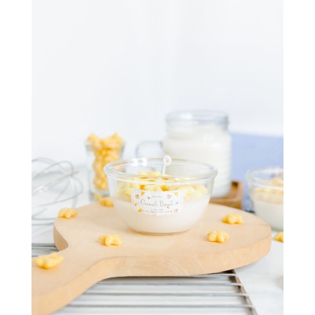 Honey Star Cereal Bowl Candle