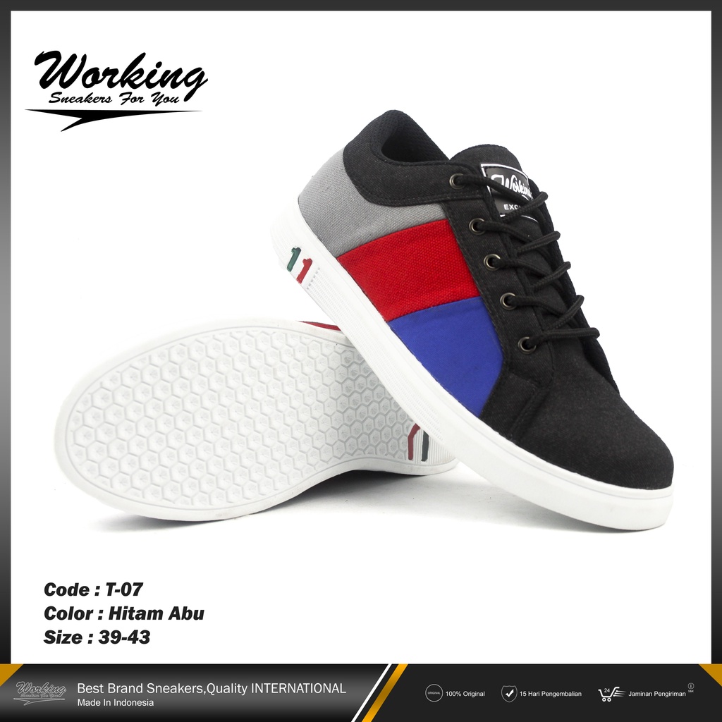 Working Sneakers For You Sepatu Kets T-07