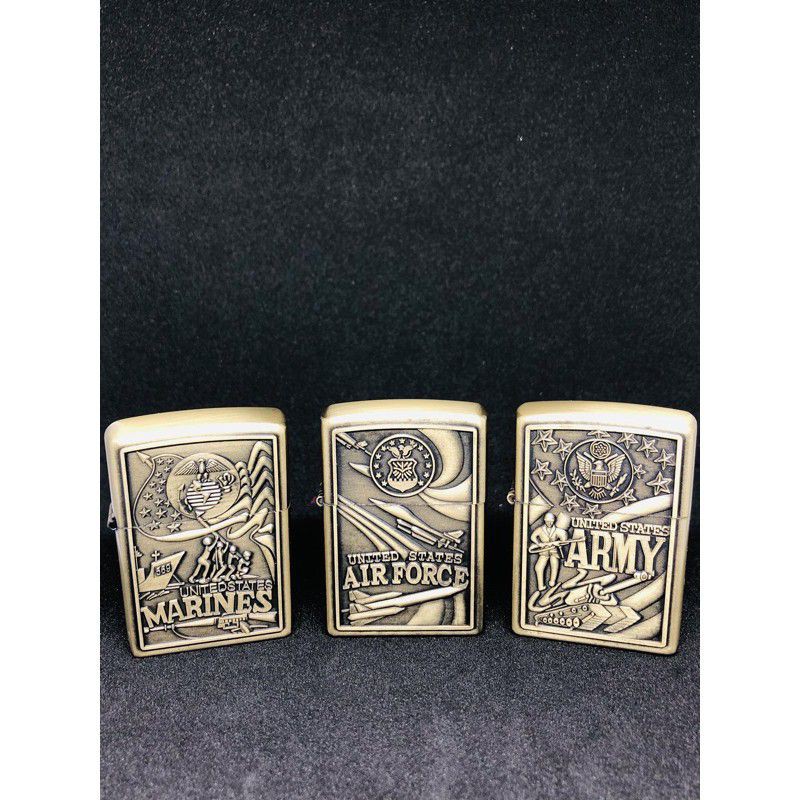 Korek Kantai Korek Motif Army Korek Minyak Isi Ulang