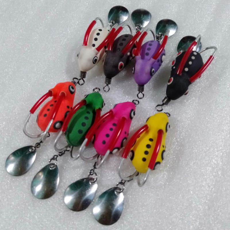 soft Lure model pikacu, hook kenzi black 1/0. Safety hook Thailand