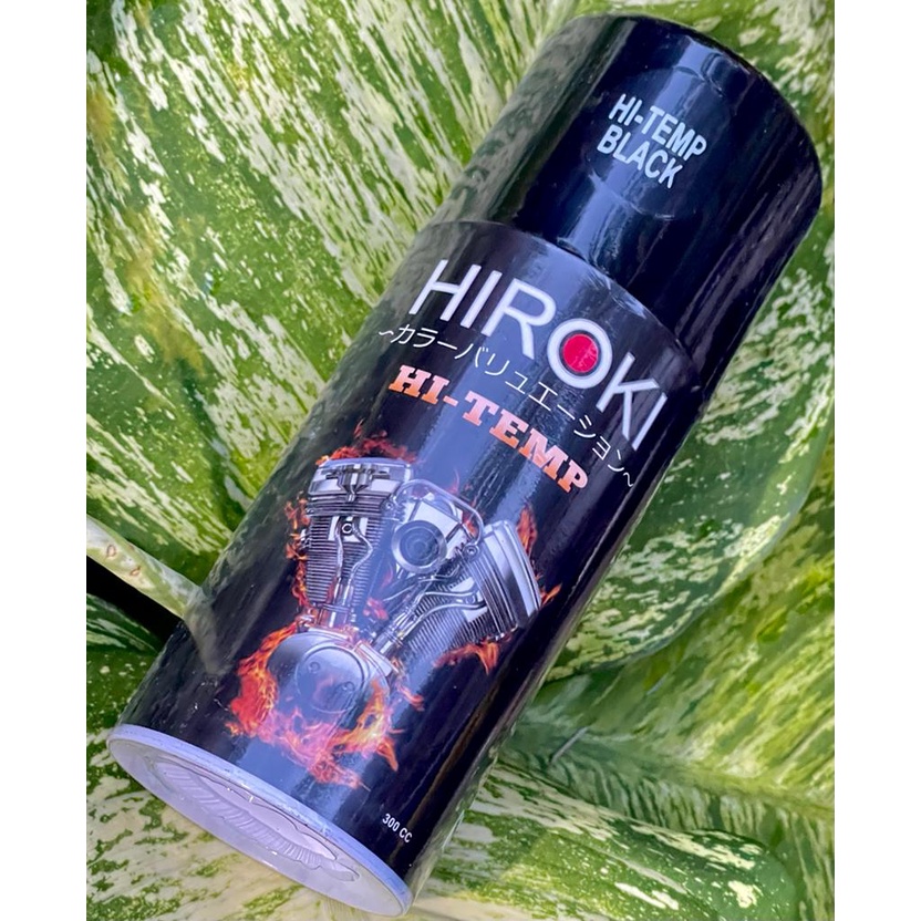 300CC PILOK HI TEMP BLACK HIROKI CAT SEMPROT ANTI PANAS HITAM PILOX KNALPOT MESIN TAHAN PANAS 300 CC