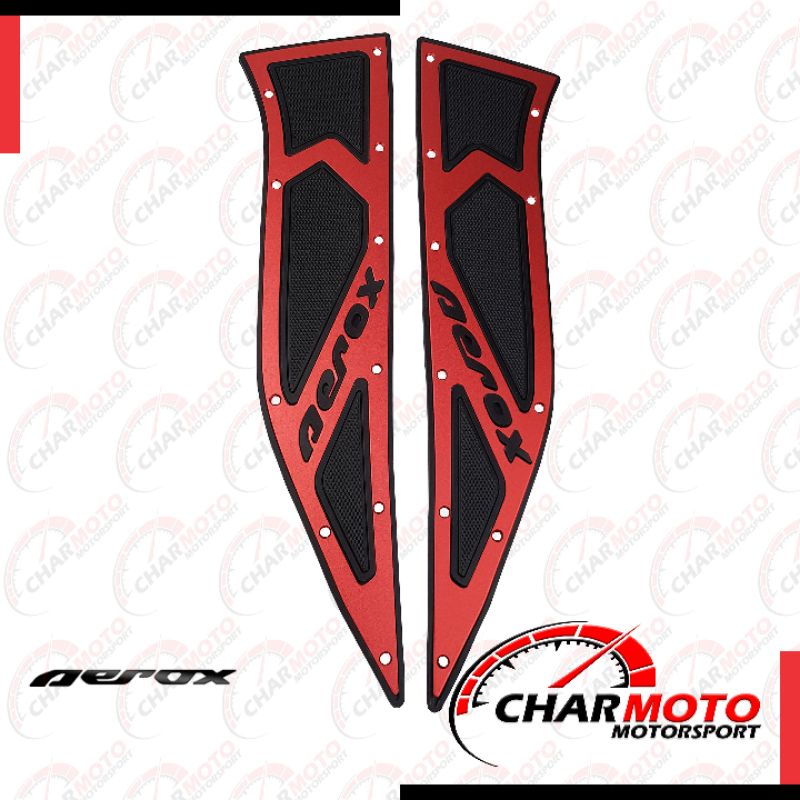 plat Borders Yamaha aerox TST PNP - pijakan kaki aerox TST - Charmoto