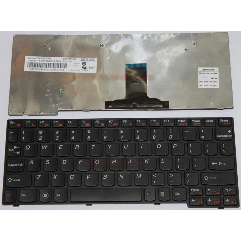 Keyboard Laptop Lenovo IdeaPad E10-30 S205 S10-3 S10-3S S105 S100