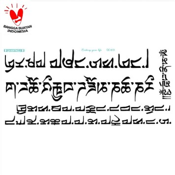 QC-813 TATO TEMPORER / Temporary Tatoo sticker THAILAND Arab tulisan