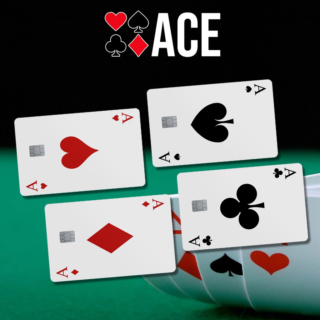 ACE OF | GARSKIN / STICKER KARTU ATM / SKIN KARTU ATM / DEBIT / CREDIT / EMONEY / FLAZZ | CARDSKINS