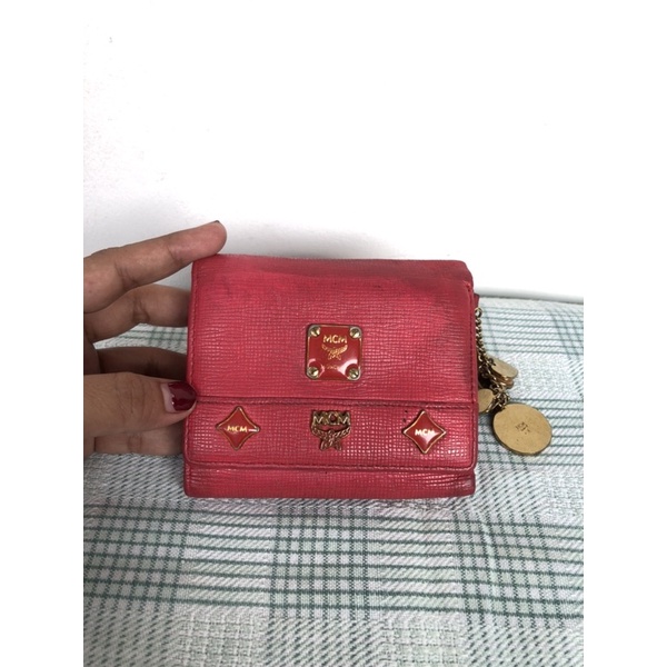 Dompet Kecil MCM Pink Fuschia Preloved