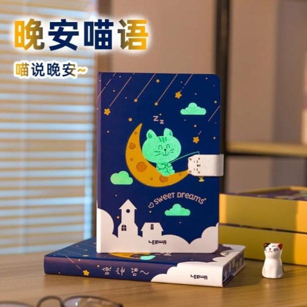 

Office & Stationery | Buku Tulis | Buku Tulis / Notebook Glow In The Dark Hard Cover Buku Catatan | Best Seller