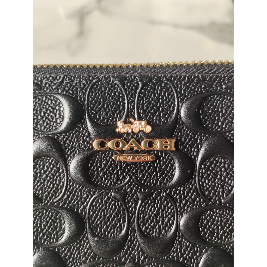 coach 67567  64234  embossed mahjong bag three-dimensional embossed shoulder bag armpit bag handbag   yxb