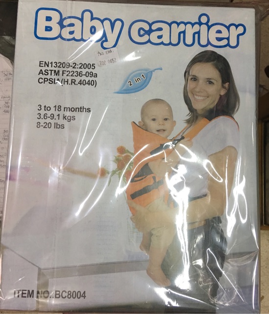 gendongan ransel bayi depan tidak panas soft carrier slabber /gendongan ransel / baby carrier 2 in 1