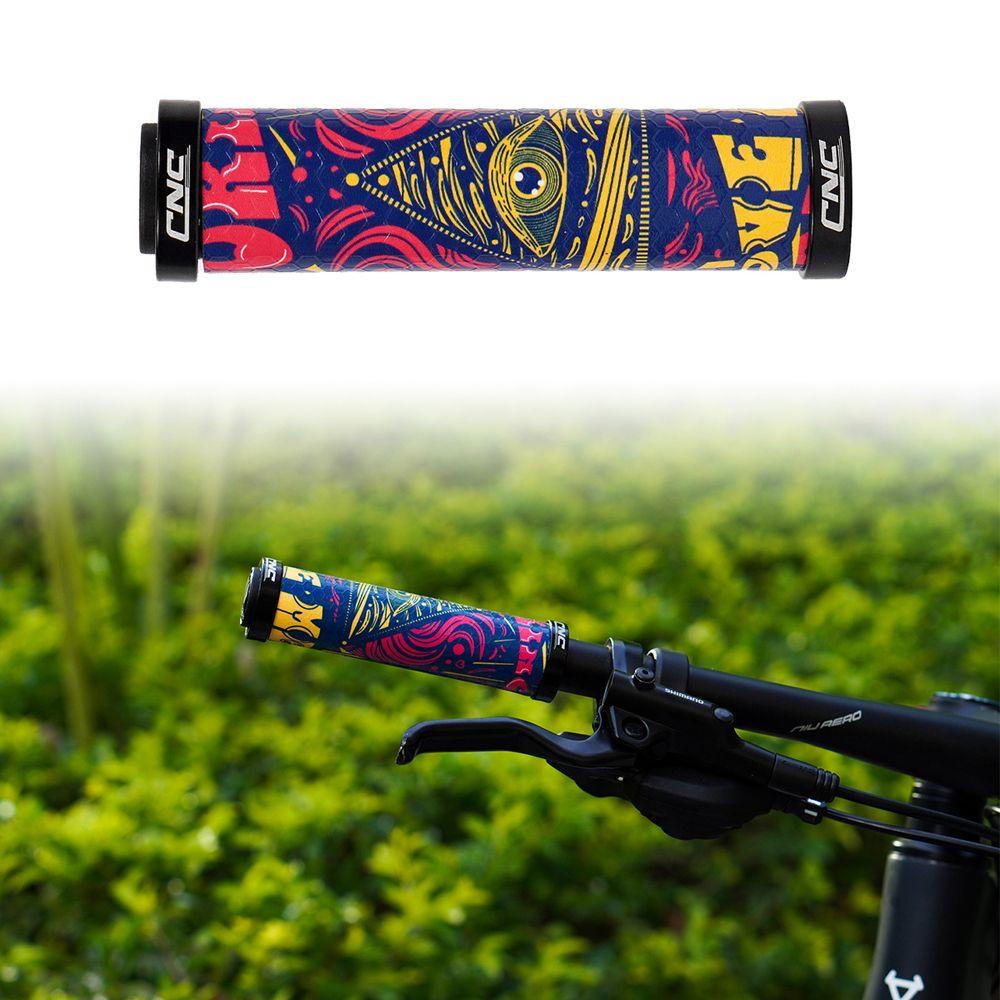 Lanfy Sepeda Handler Grip Kualitas Tinggi Non-slip Penyerap Goncangan Bagian Sepeda Stang Grip