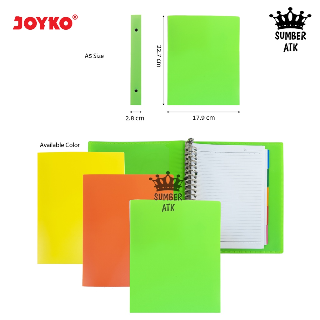 

Binder Note Joyko A5-TSFL-M504 Fluorescent