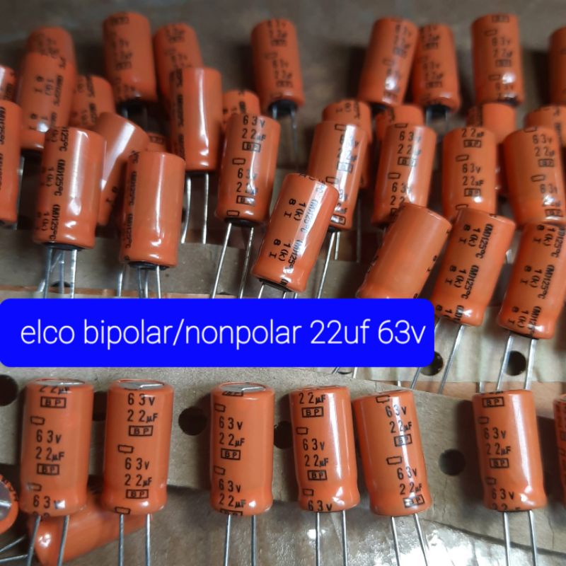 elco bipolar 22uf