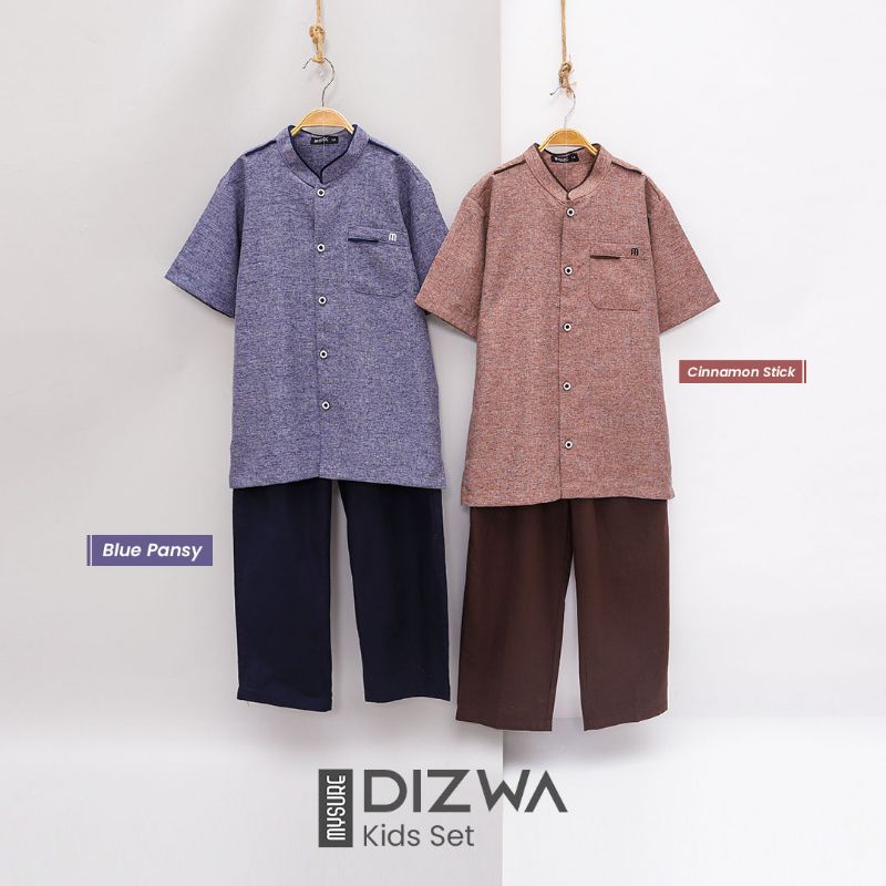 (Original) Koko Kids Set Terbaru Dizwa Mysure Kemeja Koko Anak