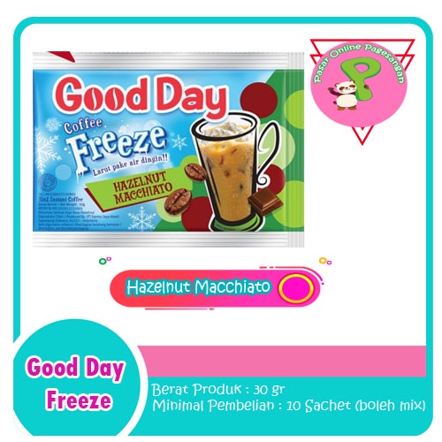 

GOOD DAY FREEZE HAZELNUT MACHIATO