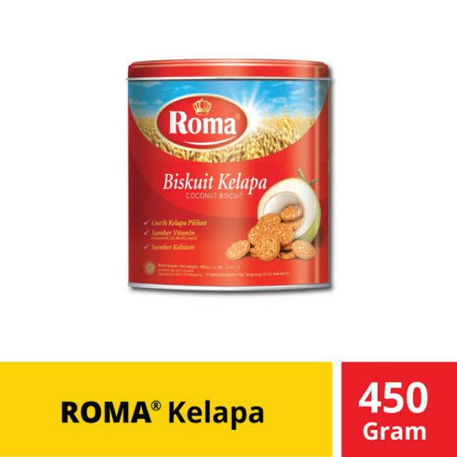 

Biskuit Roma Kelapa kaleng